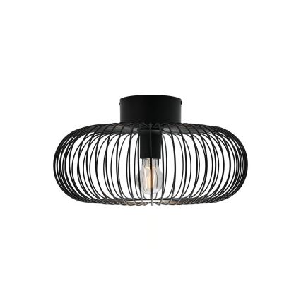 Nordlux - griestu lampa BERONI 1xE27/60W/230V Ø 40,3 cm melna