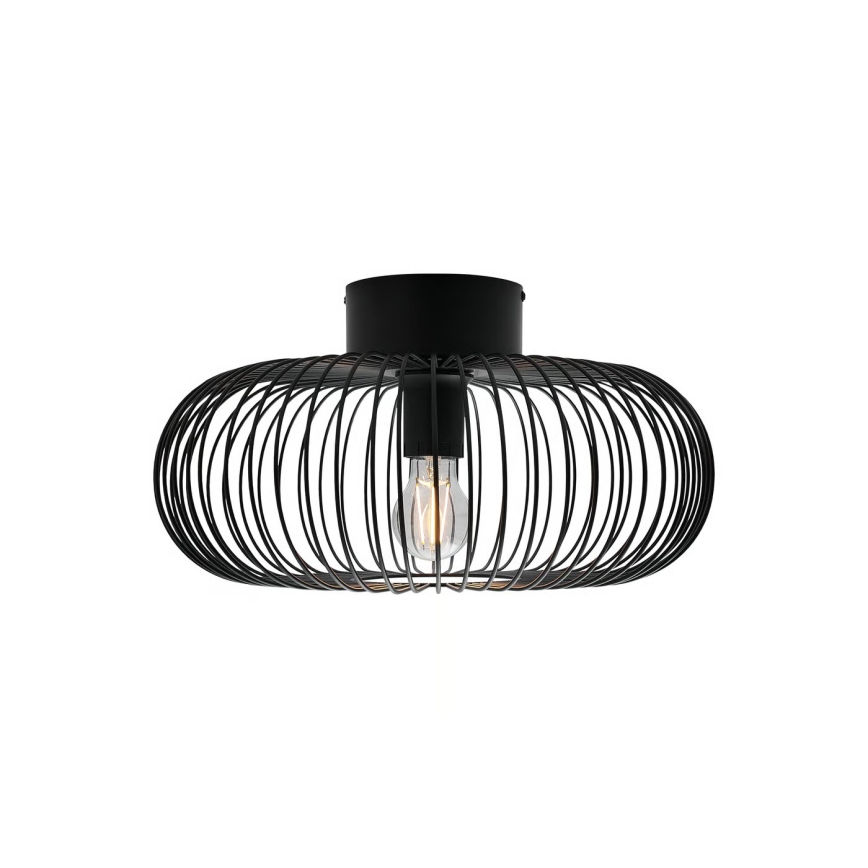Nordlux - griestu lampa BERONI 1xE27/60W/230V Ø 40,3 cm melna