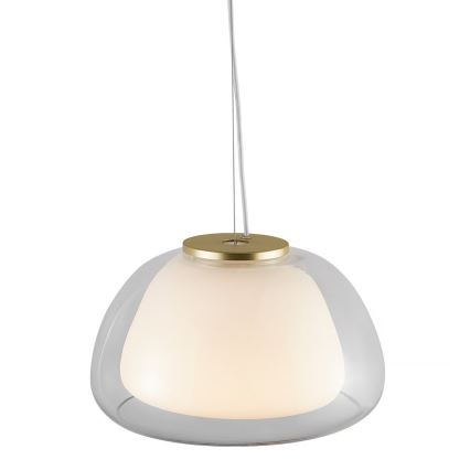 Nordlux - JELLY pakaramais lukturis uz kabeļa 1xE27/40W/230V balts/caurspīdīgs