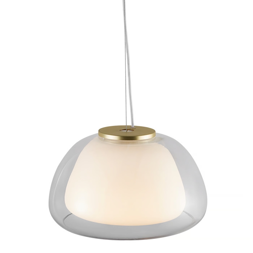 Nordlux - JELLY pakaramais lukturis uz kabeļa 1xE27/40W/230V balts/caurspīdīgs