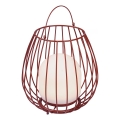 Nordlux - JIM TO-GO pārnēsājams āra LED gaismeklis ar regulējamu spilgtumu LED/3W/3,7V IP54 5000 mAh sarkans