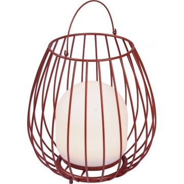 Nordlux - JIM TO-GO pārnēsājams āra LED gaismeklis ar regulējamu spilgtumu LED/3W/3,7V IP54 5000 mAh sarkans