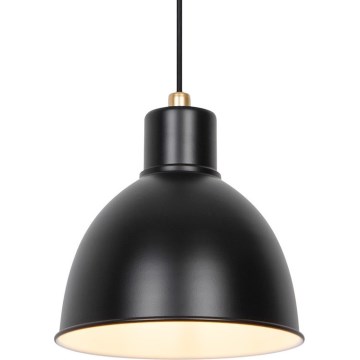 Nordlux - karājamā lampa POP uz troses, 1xE27/40W/230V, melna