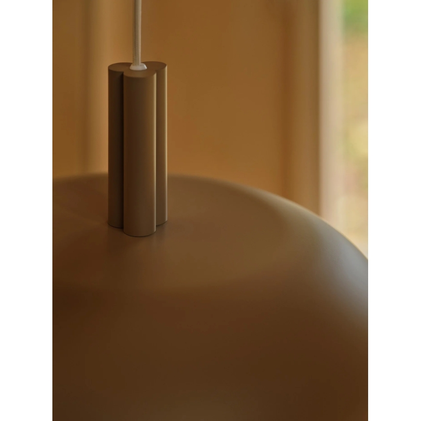 Nordlux - Karājamā lampa uz vada SANDRO 1xE27/15W/230V Ø 40 cm brūna