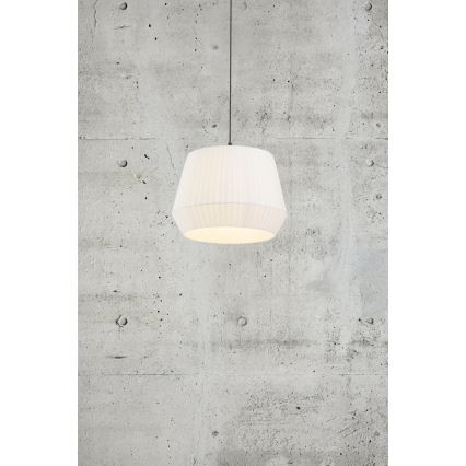 Nordlux - Karājoša lustra DICTE uz kabeļa, 1xE27/60W/230V, Ø40 cm, balta