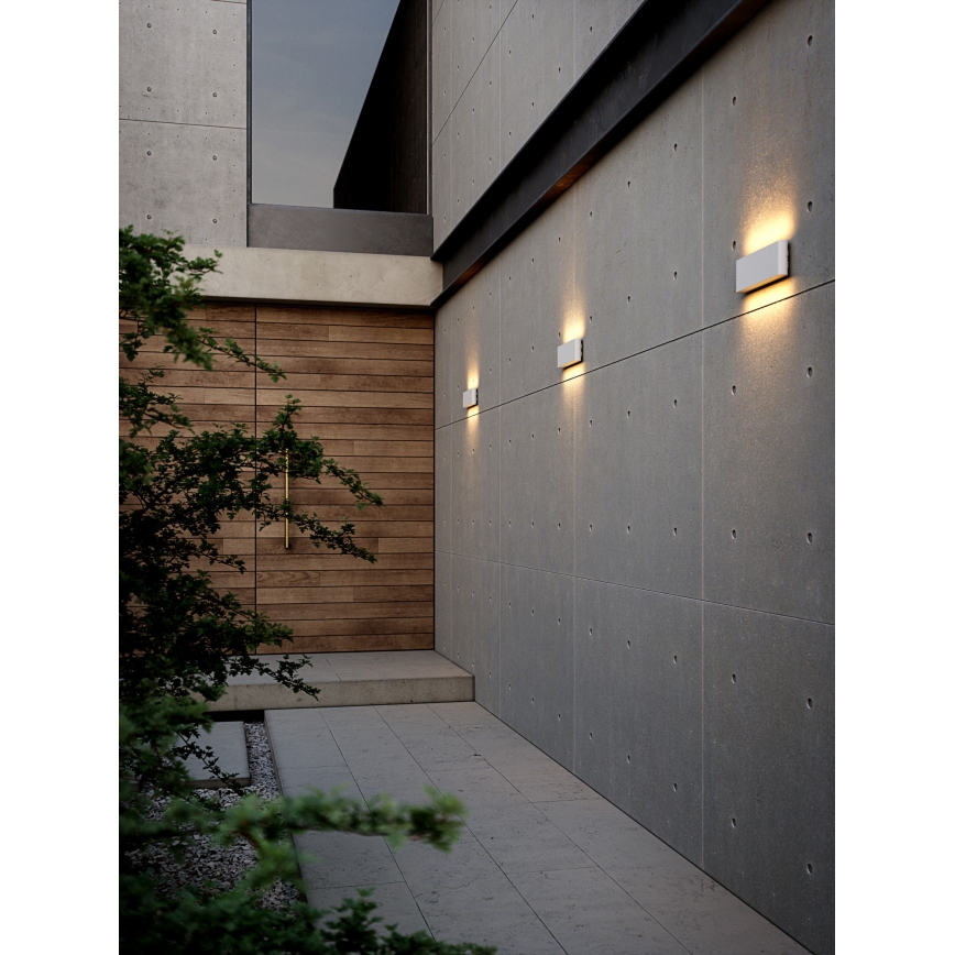Nordlux - KINVER LED āra sienas gaismeklis, 10 W, 230 V, IP54, balts