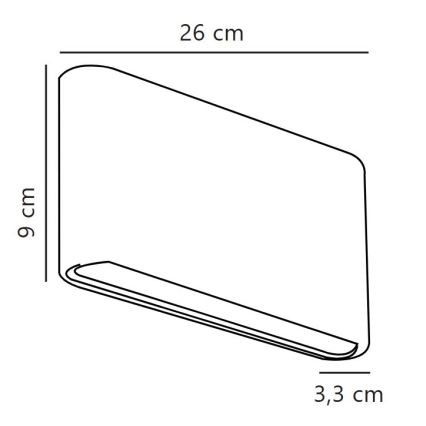 Nordlux - KINVER LED āra sienas gaismeklis, 10 W, 230 V, IP54, balts