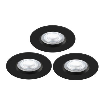 Nordlux - KOMPLEKTS 3x LED RGB Aptumšojama vannas istabas piekaramo griestu lampa DON SMART LED/4,7W/230V 2200-6500K IP65