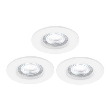 Nordlux - KOMPLEKTS 3x LED RGB Aptumšojama vannas istabas piekaramo griestu lampa DON SMART LED/4,7W/230V 2200-6500K IP65
