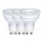 Nordlux - KOMPLEKTS 3x LED Spuldze GU10/4,9W/230V 4000K