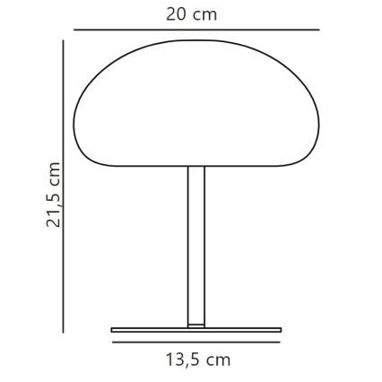 Nordlux - LED Aptumšojama āra galda lampa SPONGE LED/4,8W/3,7V IP65
