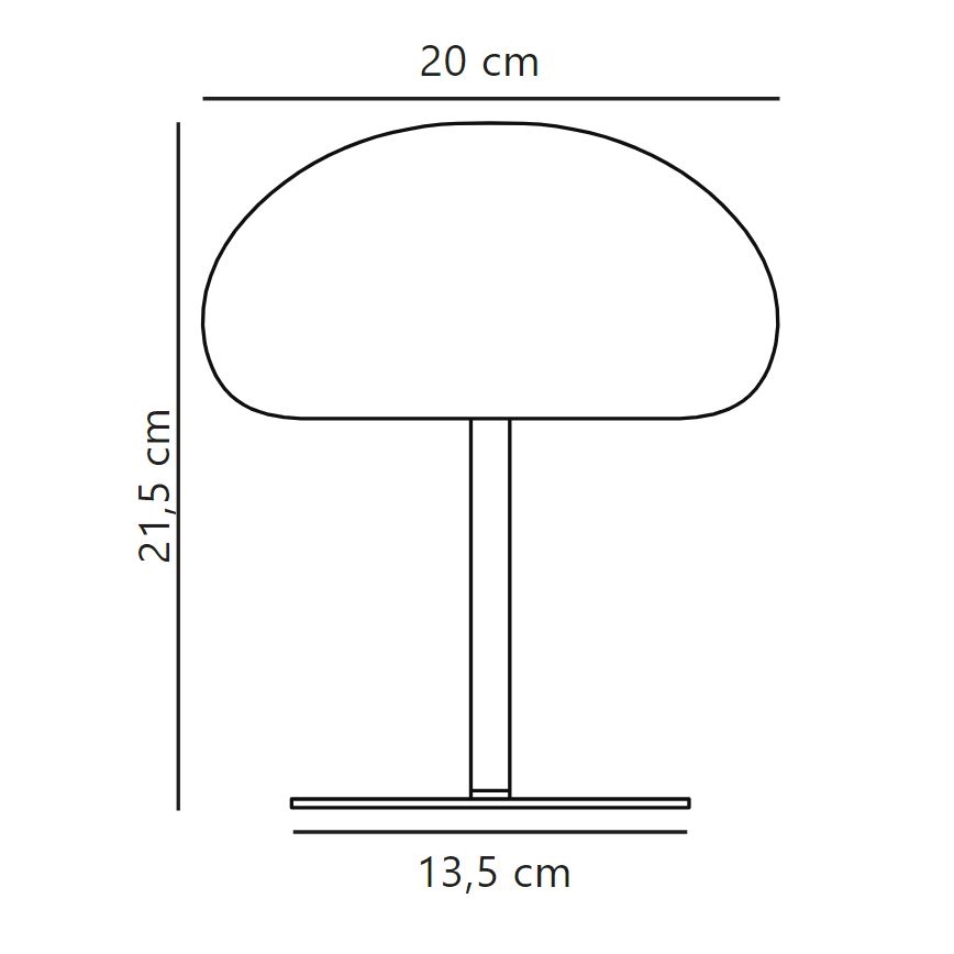 Nordlux - LED Aptumšojama āra galda lampa SPONGE LED/4,8W/3,7V IP65