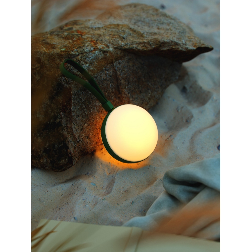 Nordlux - LED Aptumšojama āra pārnēsājama lampa BRING TO-GO LED/1W/3,7V IP54 zaļa