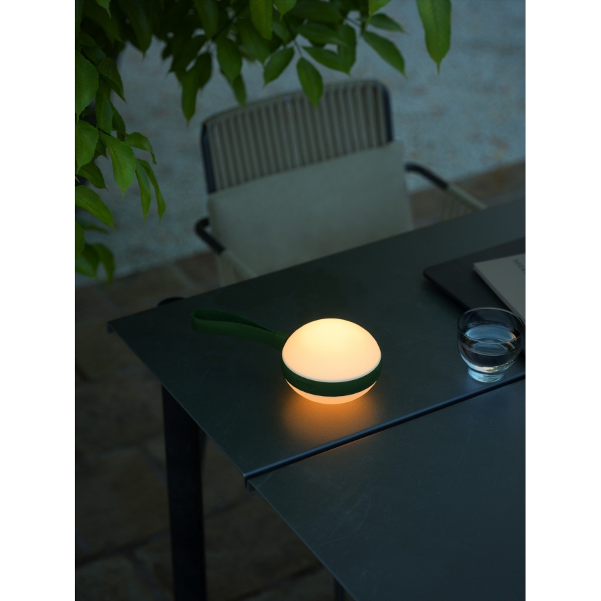 Nordlux - LED Aptumšojama āra pārnēsājama lampa BRING TO-GO LED/1W/3,7V IP54 zaļa