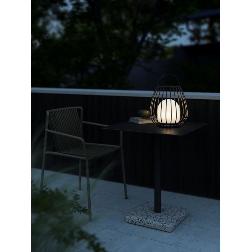 Nordlux - LED Aptumšojama āra pārnēsājama lampa JIM TO-GO LED/3W/3,7V IP54 melna