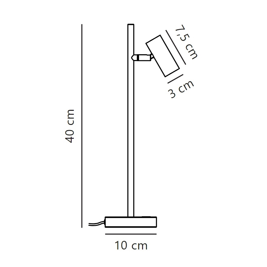 Nordlux - LED Aptumšojama galda lampa OMARI LED/3,2W/230V balta