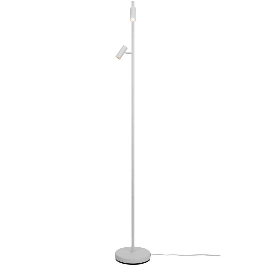 Nordlux - LED Aptumšojama skārienvadāma grīdas stāvlampa OMARI 2xLED/3,2W/230V balta