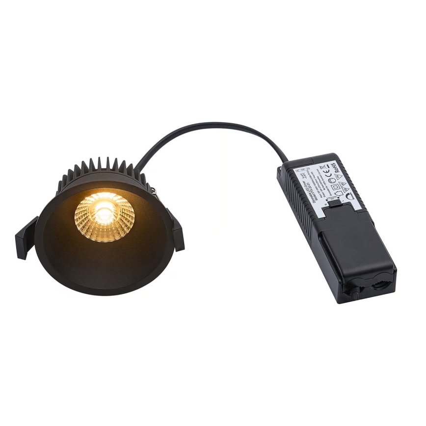 Nordlux - LED Aptumšojama iegremdējama vannas istabas lampa ALBRIC LED/8W/230V IP44 melna