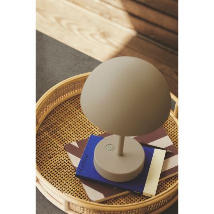 Nordlux - LED Aptumšojama lādējama āra galda lampa ELLEN LED/2,8W/3,7V IP44 bēša