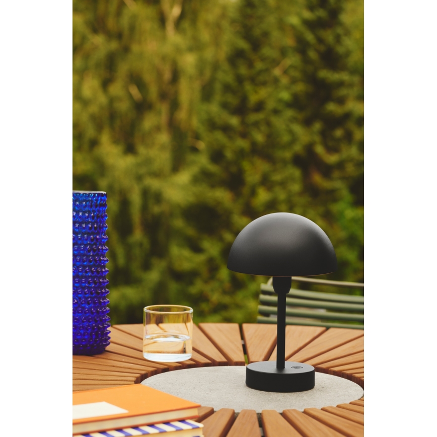 Nordlux - LED Aptumšojama lādējama āra galda lampa ELLEN LED/2,8W/3,7V IP44 melna