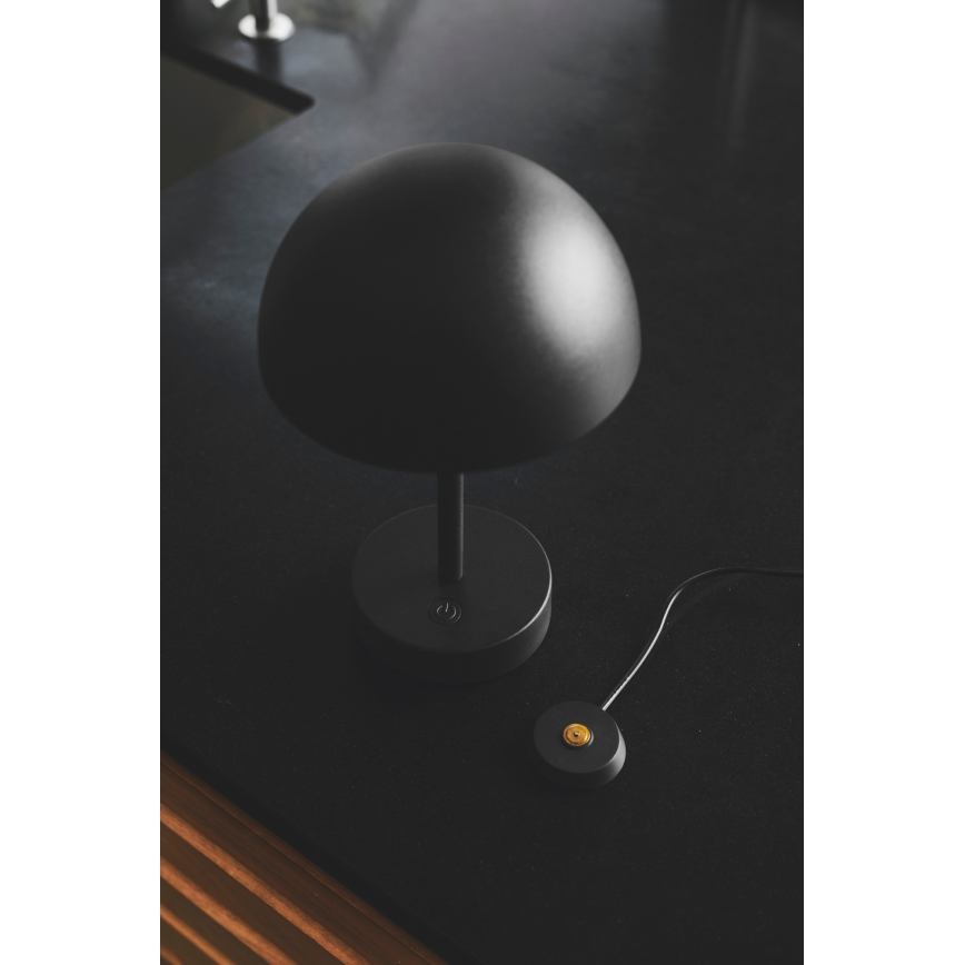 Nordlux - LED Aptumšojama lādējama āra galda lampa ELLEN LED/2,8W/3,7V IP44 melna