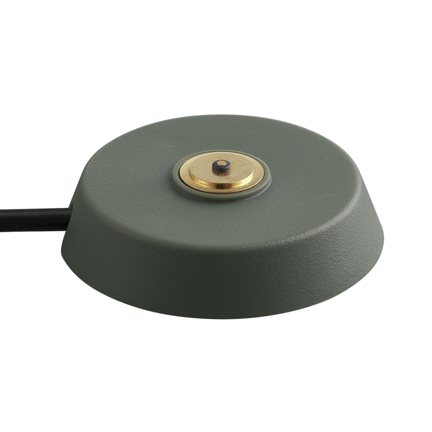 Nordlux - LED Aptumšojama lādējama āra galda lampa ELLEN LED/2,8W/3,7V IP44 zaļa