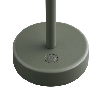 Nordlux - LED Aptumšojama lādējama āra galda lampa ELLEN LED/2,8W/3,7V IP44 zaļa