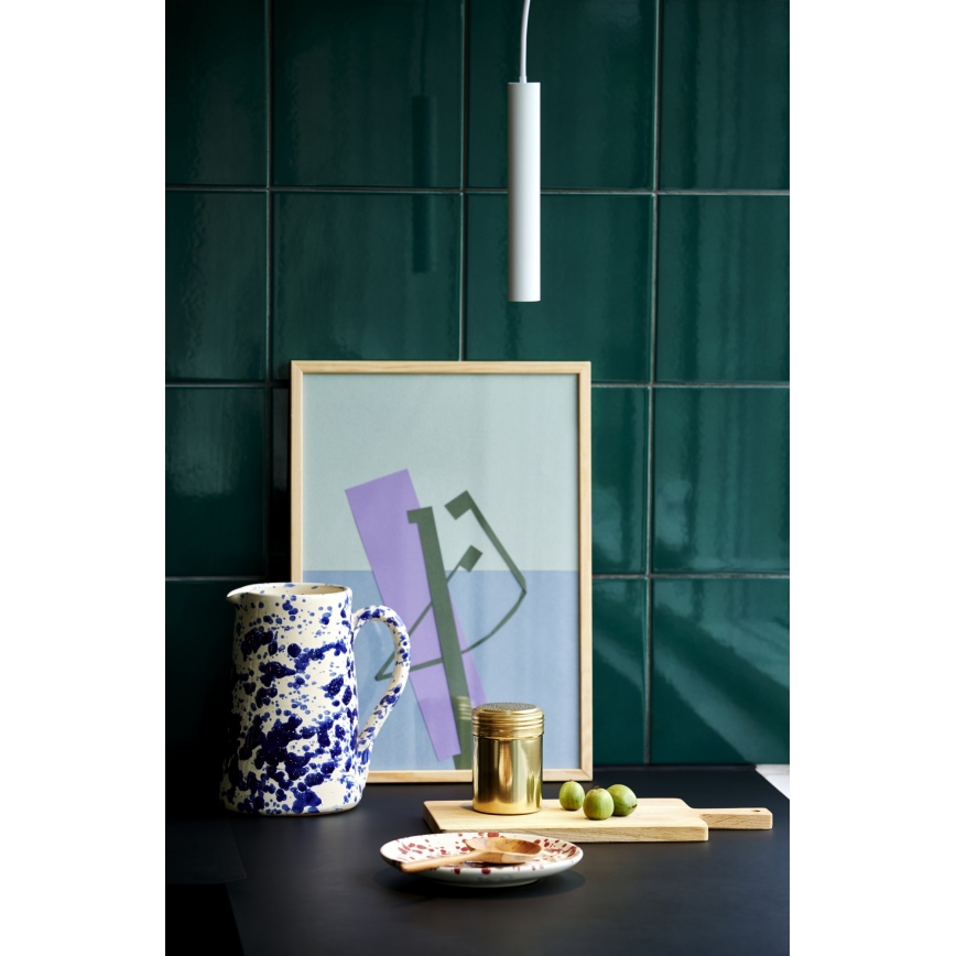 Nordlux - LED Aptumšojama lustra ar auklu OMARI LED/4,4W/230V balta