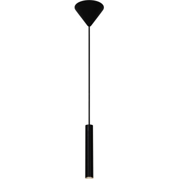 Nordlux - LED Aptumšojama lustra ar auklu OMARI LED/4,4W/230V melna