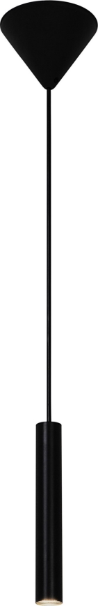 Nordlux - LED Aptumšojama lustra ar auklu OMARI LED/4,4W/230V melna
