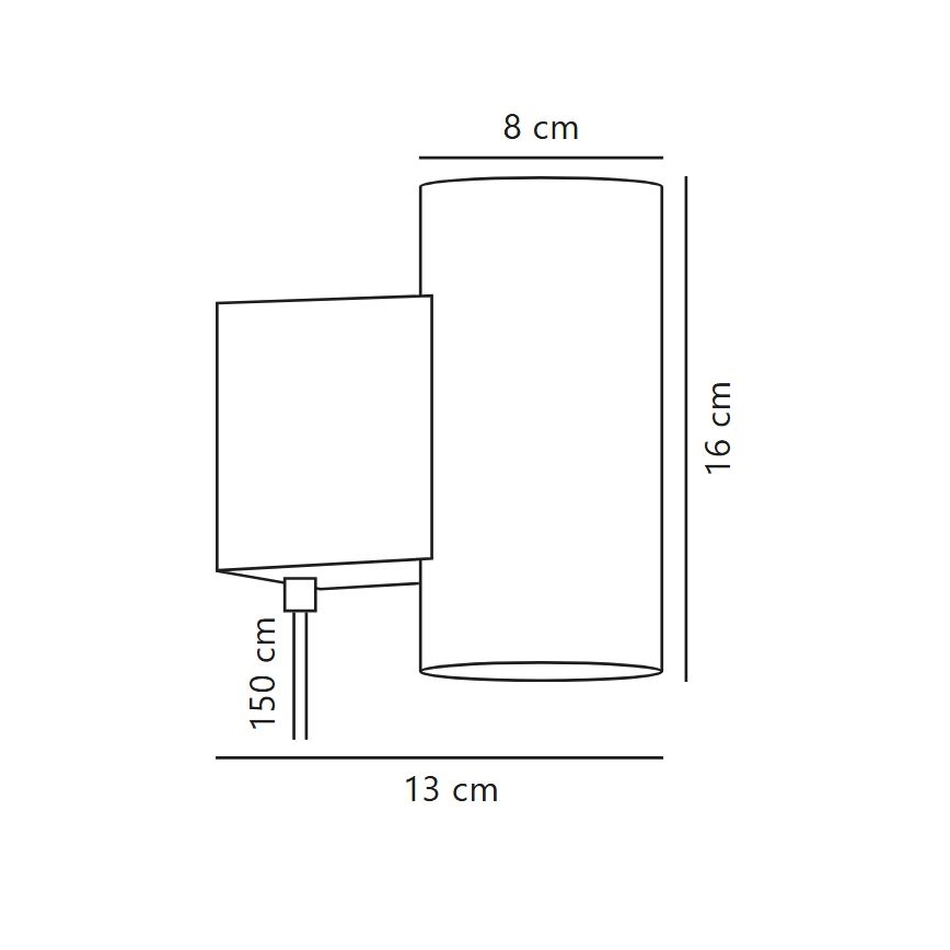 Nordlux - LED Aptumšojama sienas lampa MONA LED/10W/230V CRI 90