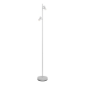 Nordlux - LED Aptumšojama skārienvadāma grīdas stāvlampa OMARI 2xLED/3,2W/230V balta