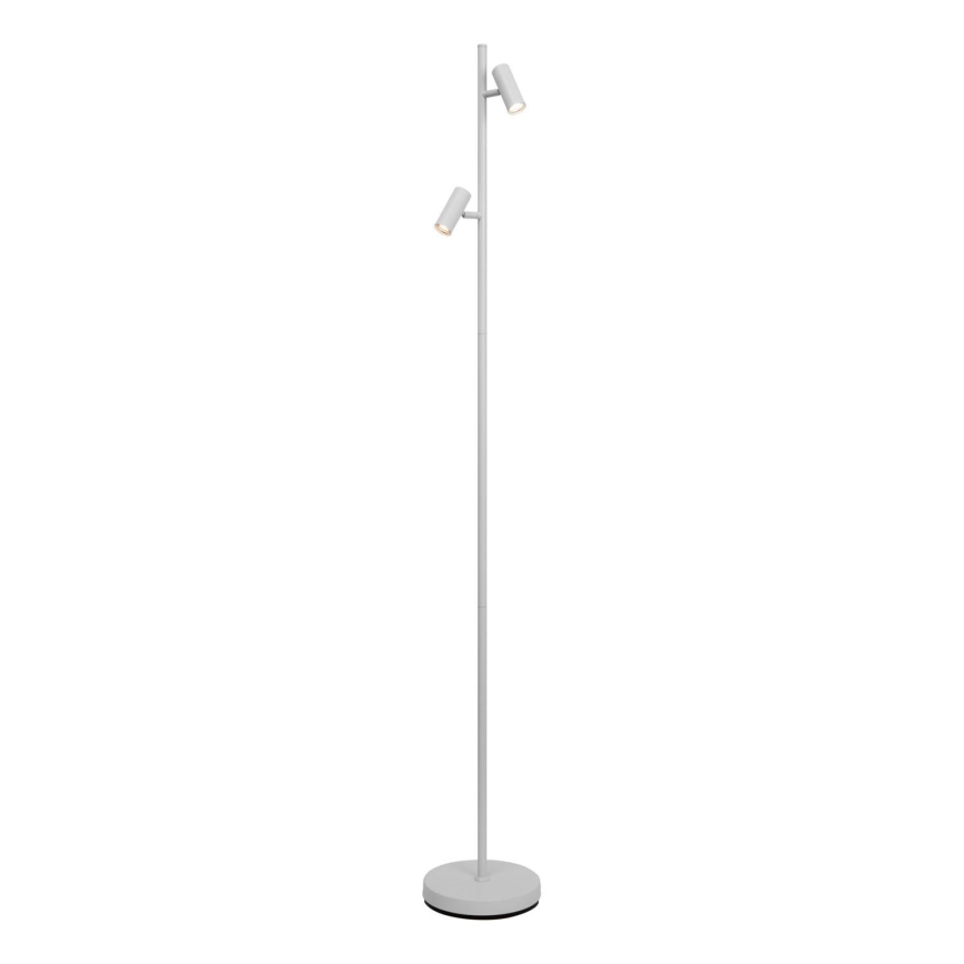 Nordlux - LED Aptumšojama skārienvadāma grīdas stāvlampa OMARI 2xLED/3,2W/230V balta