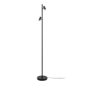 Nordlux - LED Aptumšojama skārienvadāma grīdas stāvlampa OMARI 2xLED/3,2W/230V melna