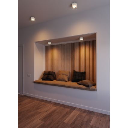Nordlux -LED Aptumšojams vannas istabas starmetis LANDON SMART LED/8W/230V 2700-6500K IP44 balta