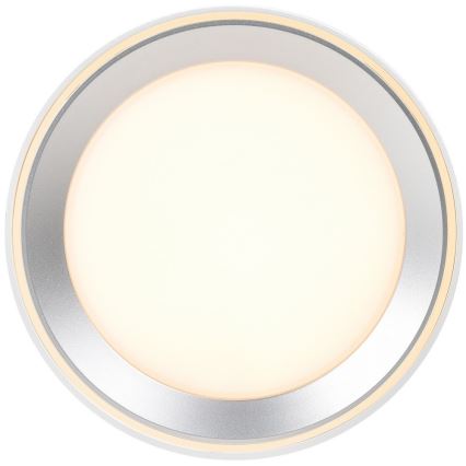 Nordlux -LED Aptumšojams vannas istabas starmetis LANDON SMART LED/8W/230V 2700-6500K IP44 balta