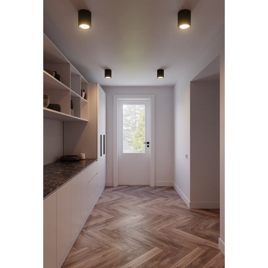 Nordlux - LED Aptumšojama vannas istaba Starmetis LANDON SMART LED/8W/230V 2700-6500K IP44 melna