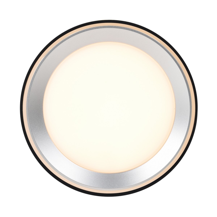 Nordlux - LED Aptumšojama vannas istaba Starmetis LANDON SMART LED/8W/230V 2700-6500K IP44 melna
