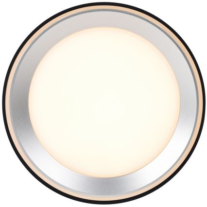 Nordlux - LED Aptumšojama vannas istaba Starmetis LANDON SMART LED/8W/230V 2700-6500K IP44 melna