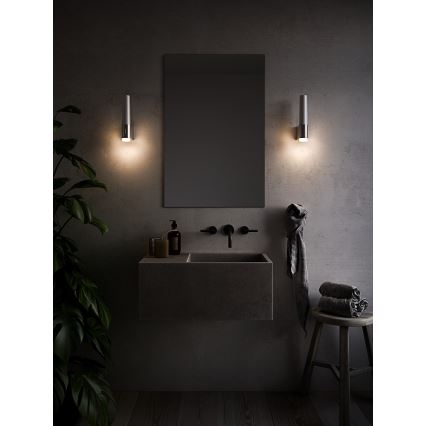 Nordlux - LED Aptumšojama Vannas istabas sienas lampa HELVA LED/6,8W/230V IP44 CRI 90 spīdīgi hromēts