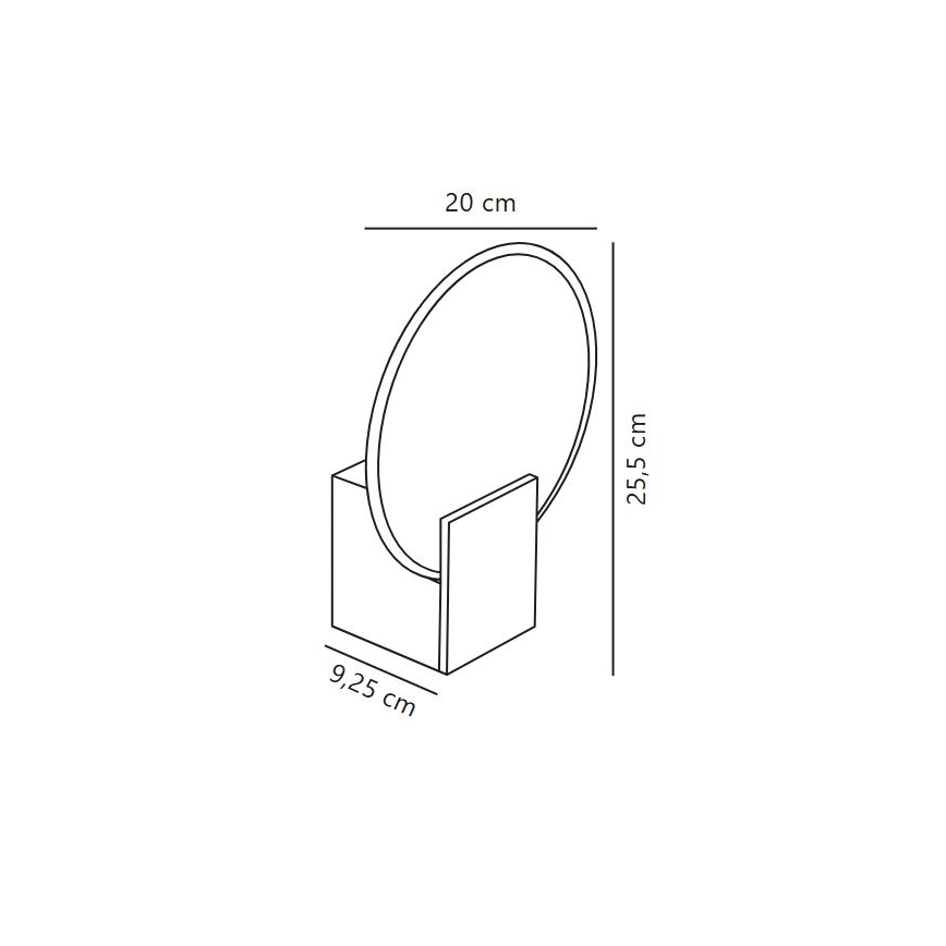 Nordlux - LED Aptumšojama Vannas istabas sienas lampa HESTER LED/9,5W/230V IP44 balta