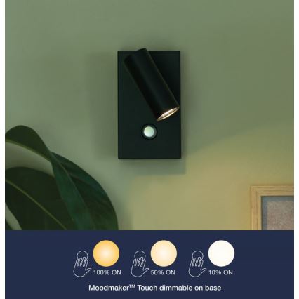 Nordlux - LED Aptumšojams sienas starmetis OMARI LED/3,2W/230V melna
