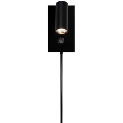 Nordlux - LED Aptumšojams sienas starmetis OMARI LED/3,2W/230V melna