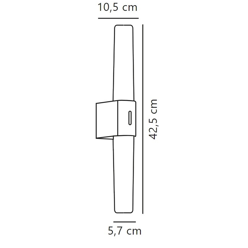 Nordlux - LED Aptumšojams vannas istabas spoguļa apgaismojums HELVA LED/9,5W/230V IP44 3000/4000K CRI 90 matēts hroms