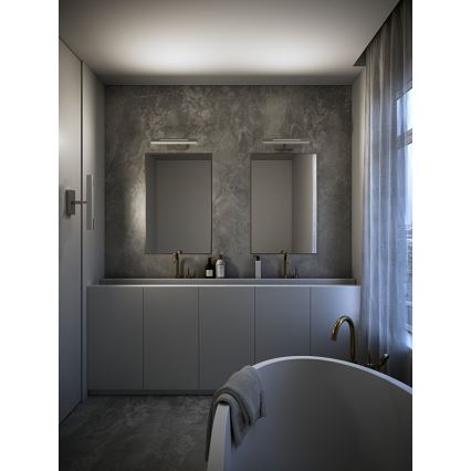 Nordlux - LED Aptumšojams vannas istabas spoguļa apgaismojums OTIS LED/14W/230V IP44 40 cm sudraba