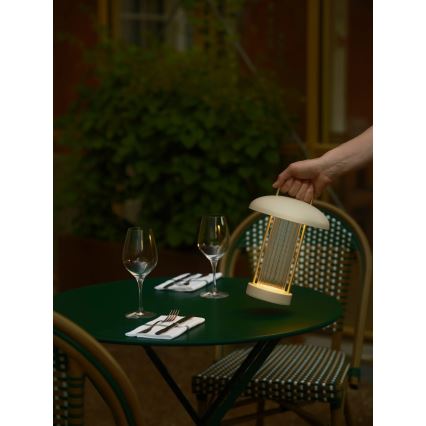 Nordlux - LED dimmējama uzlādējamā skārienvadāma galda lampa MIRANO LED/3W/3,7V bēša