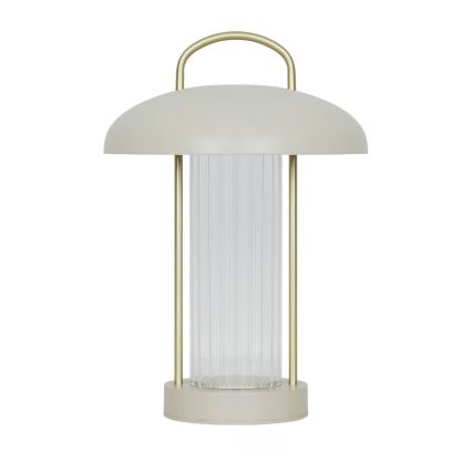 Nordlux - LED dimmējama uzlādējamā skārienvadāma galda lampa MIRANO LED/3W/3,7V bēša
