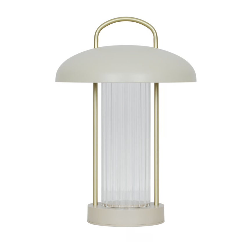 Nordlux - LED dimmējama uzlādējamā skārienvadāma galda lampa MIRANO LED/3W/3,7V bēša