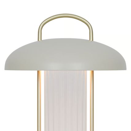Nordlux - LED dimmējama uzlādējamā skārienvadāma galda lampa MIRANO LED/3W/3,7V bēša