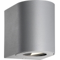 Nordlux - LED āra sienas gaismeklis CANTO 2xLED/5,5W/230V IP44 pelēks
